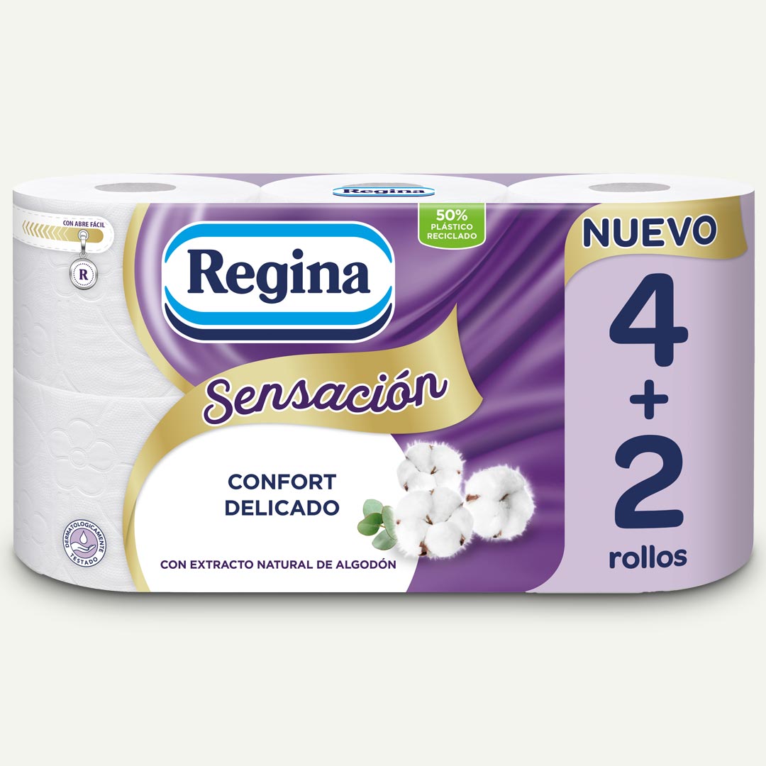 PAPEL HIGIENICO 3 CAPAS REGINA 6R