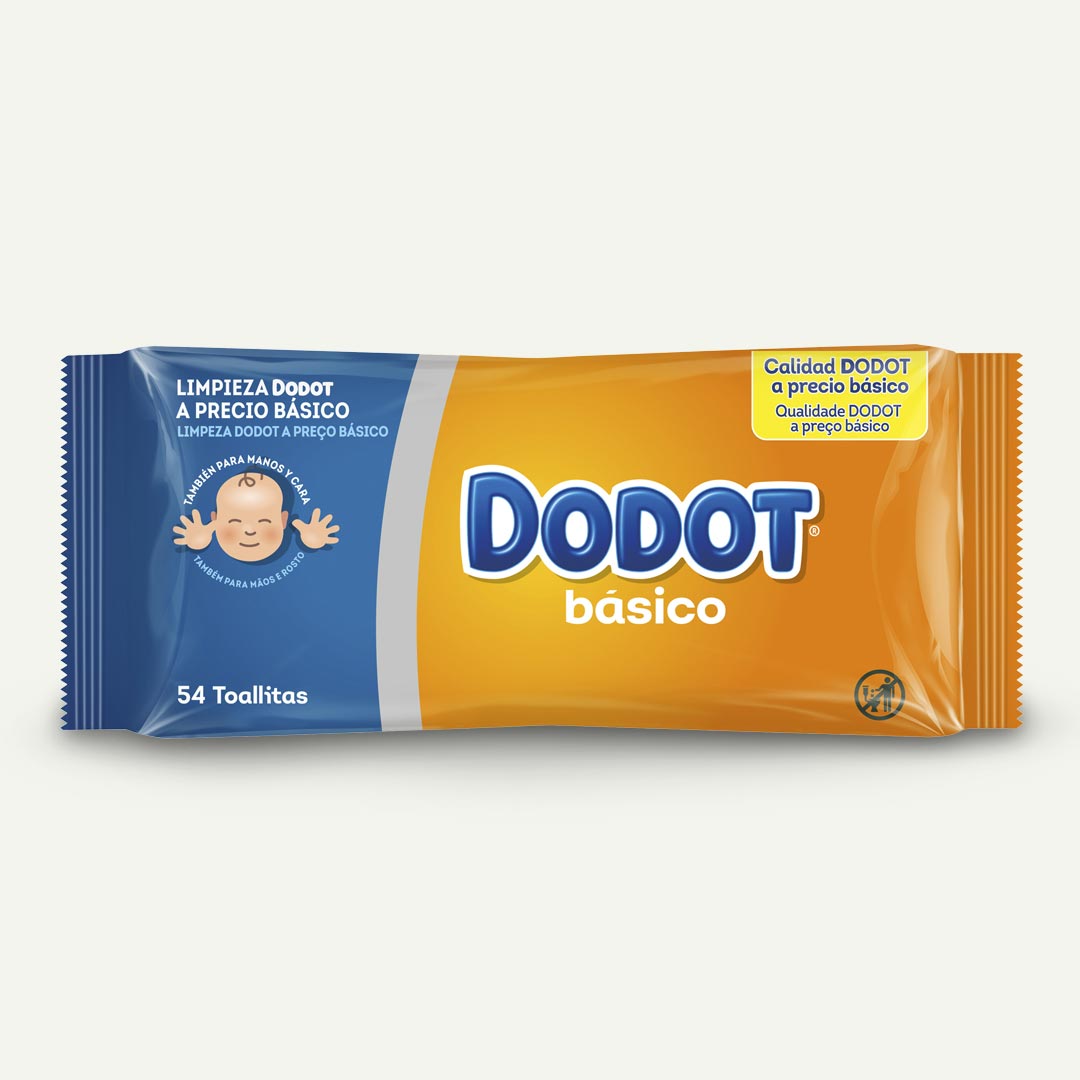 TOALLITA HUMEDA BABY BASIC DODOT 54U – Supermercados DANI