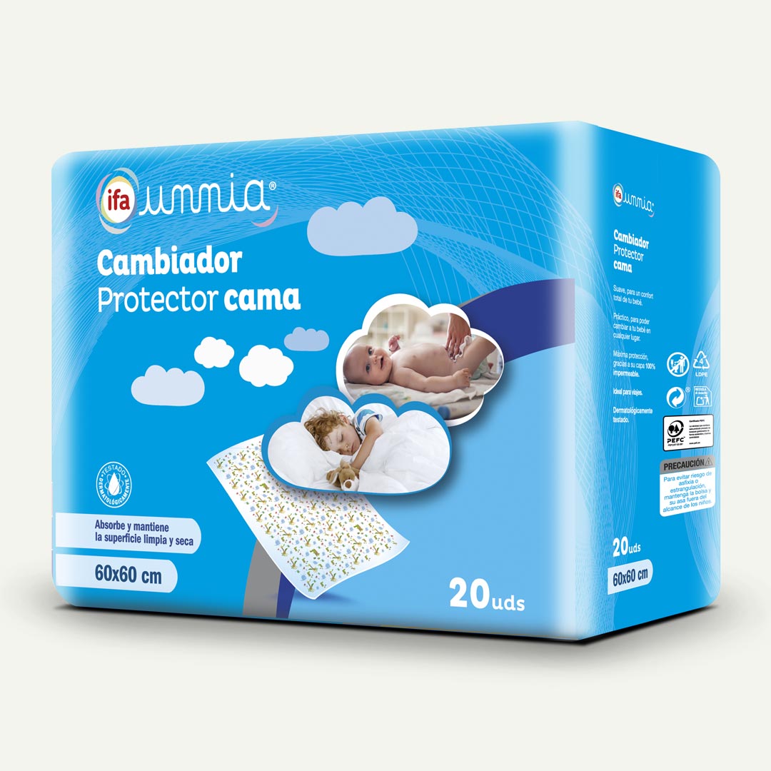 PROTECTOR DE CAMA 60X60CM IFA UNNIA 20U