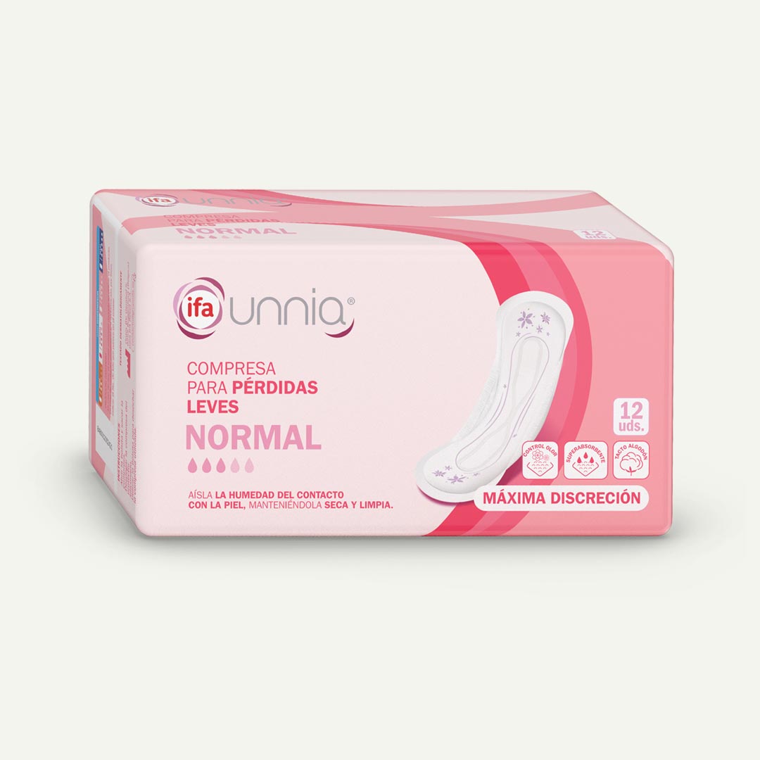 COMPRESA INCONTINENCIA NORMAL IFA UNNIA 12U