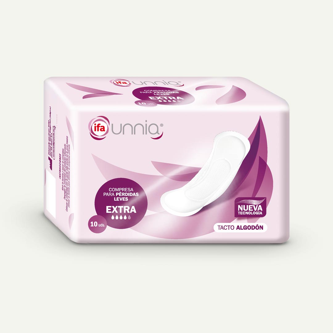 COMPRESA INCONTINENCIA EXTRA IFA UNNIA 10U