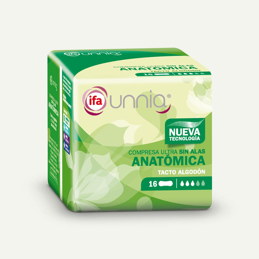 COMPRESA ULTRA ANATOMICA IFA UNNIA 16U