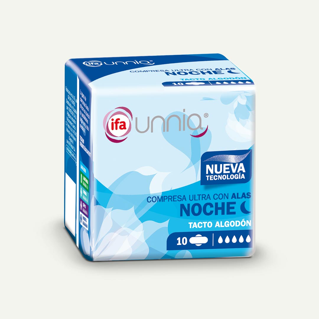 COMPRESA CON ALAS NOCHE ULTRA IFA UNNIA 10U