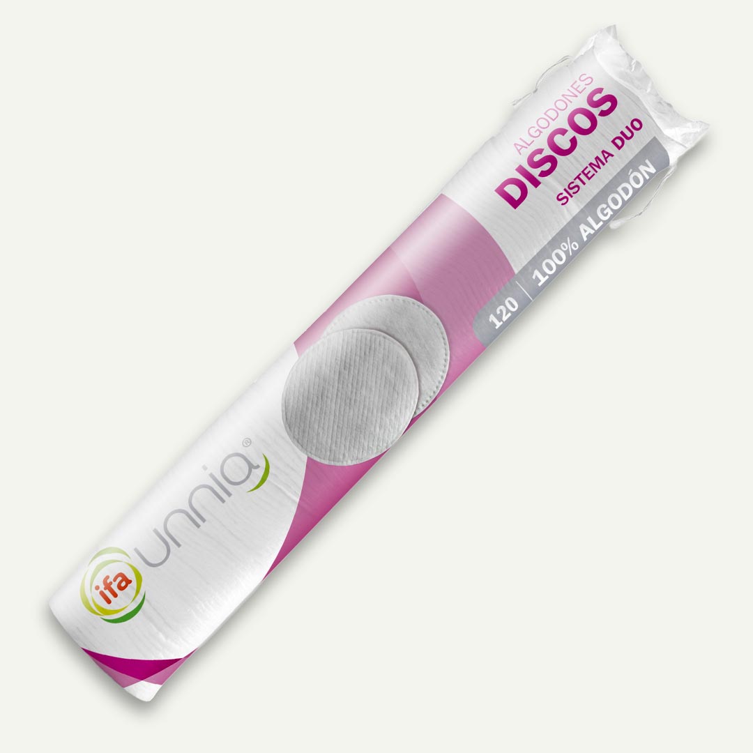 DISCOS 100% ALGODON IFA UNNIA 120U