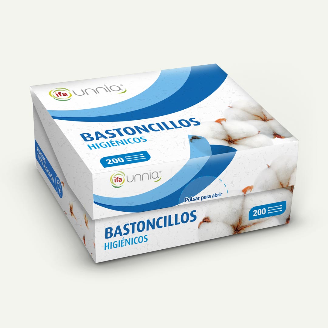 BASTONCITOS ALGODON IFA UNNIA 200U