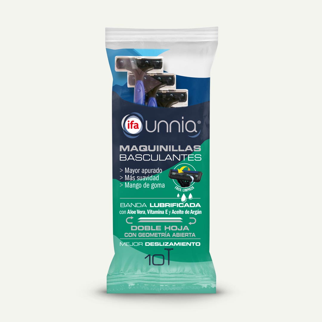 MAQUINILLA AFEITAR 2 HOJAS IFA UNNIA 10U