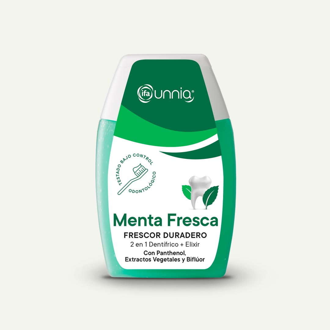 DENTRIFICO MENTA FRESCA CON ELIXIR IFA UNNIA 100ML