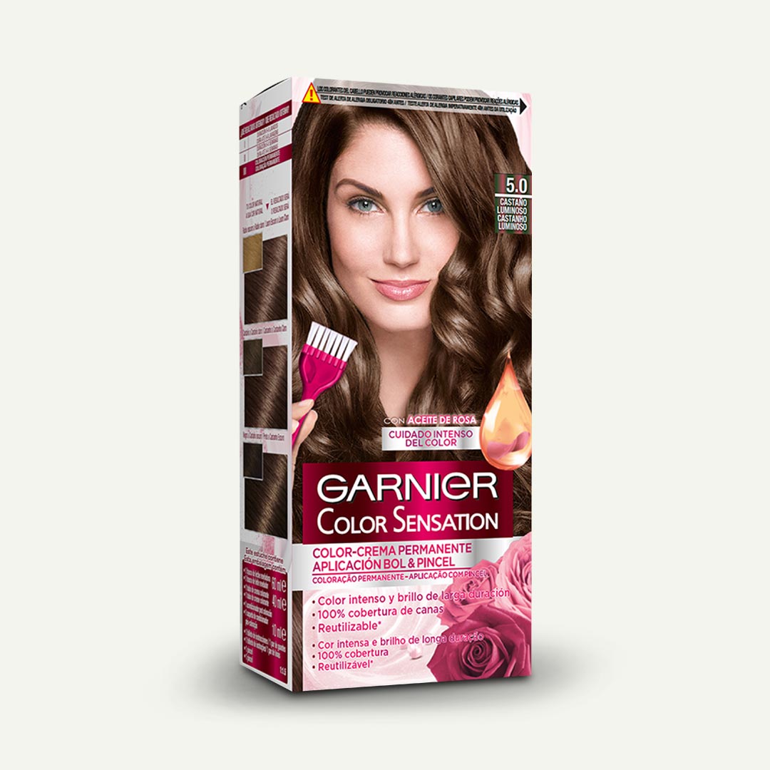 TINTE CAPILAR CASTAÑO LUMINOSO (PINCEL) Nº5 GARNIER