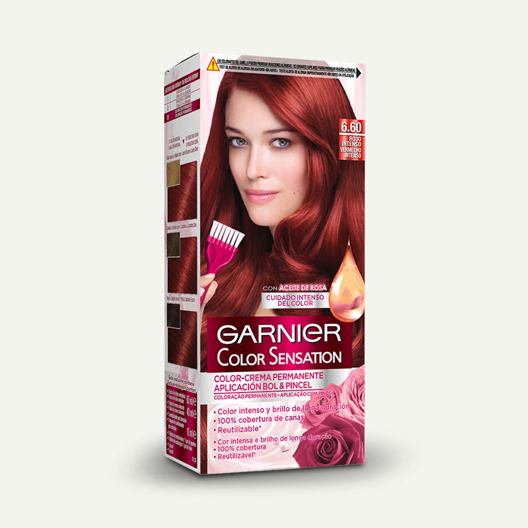 TINTE CAPILAR ROJO INTENSO (PINCEL) Nº6.60 GARNIER