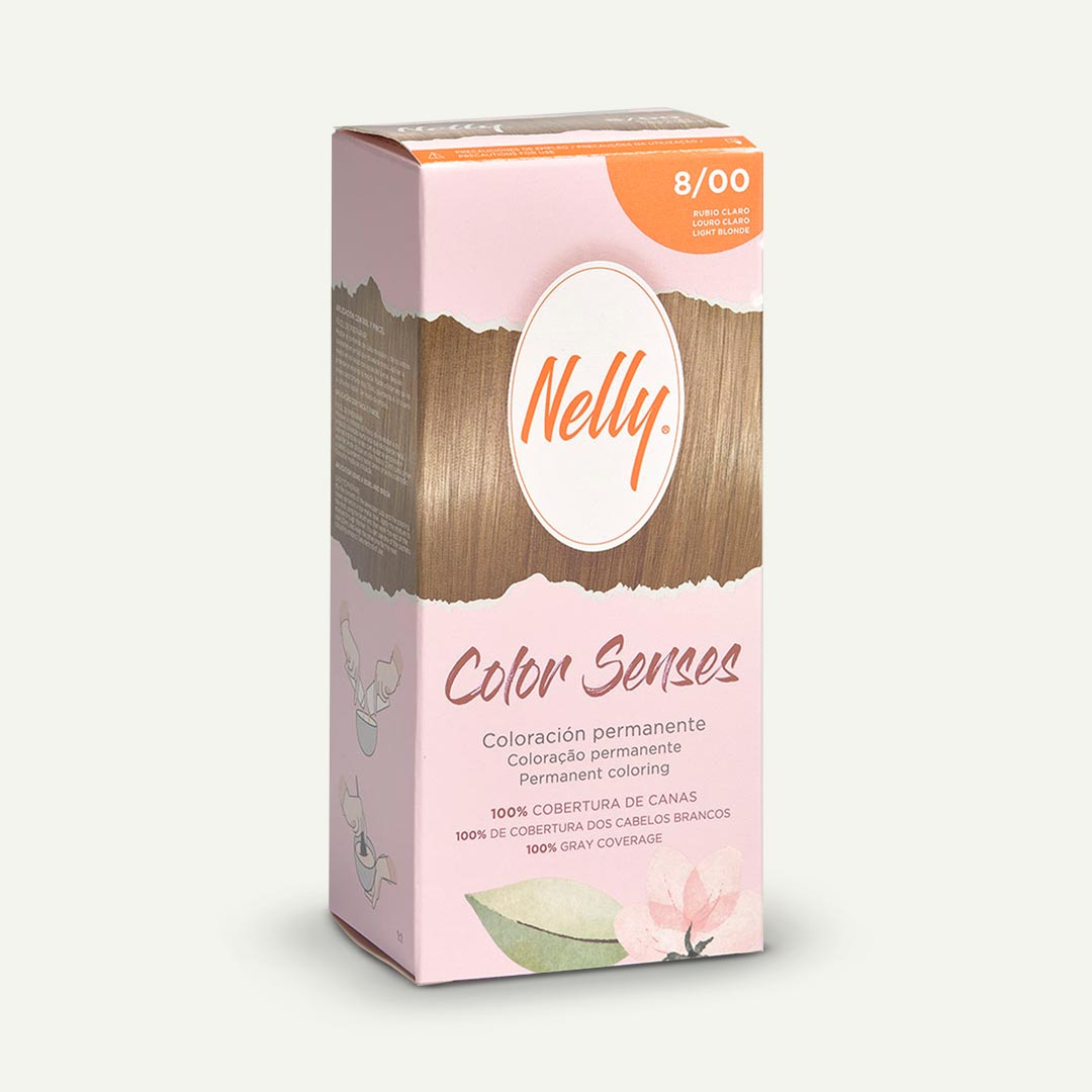 TINTE CAPILAR RUBIO CLARO Nº8 NELLY SENSES