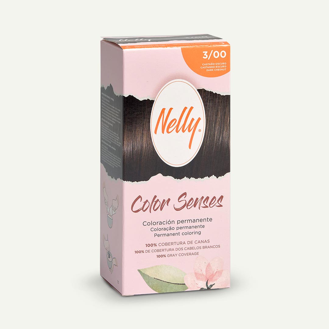 TINTE CAPILAR CASTAÑO OSCURO Nº3 NELLY SENSES