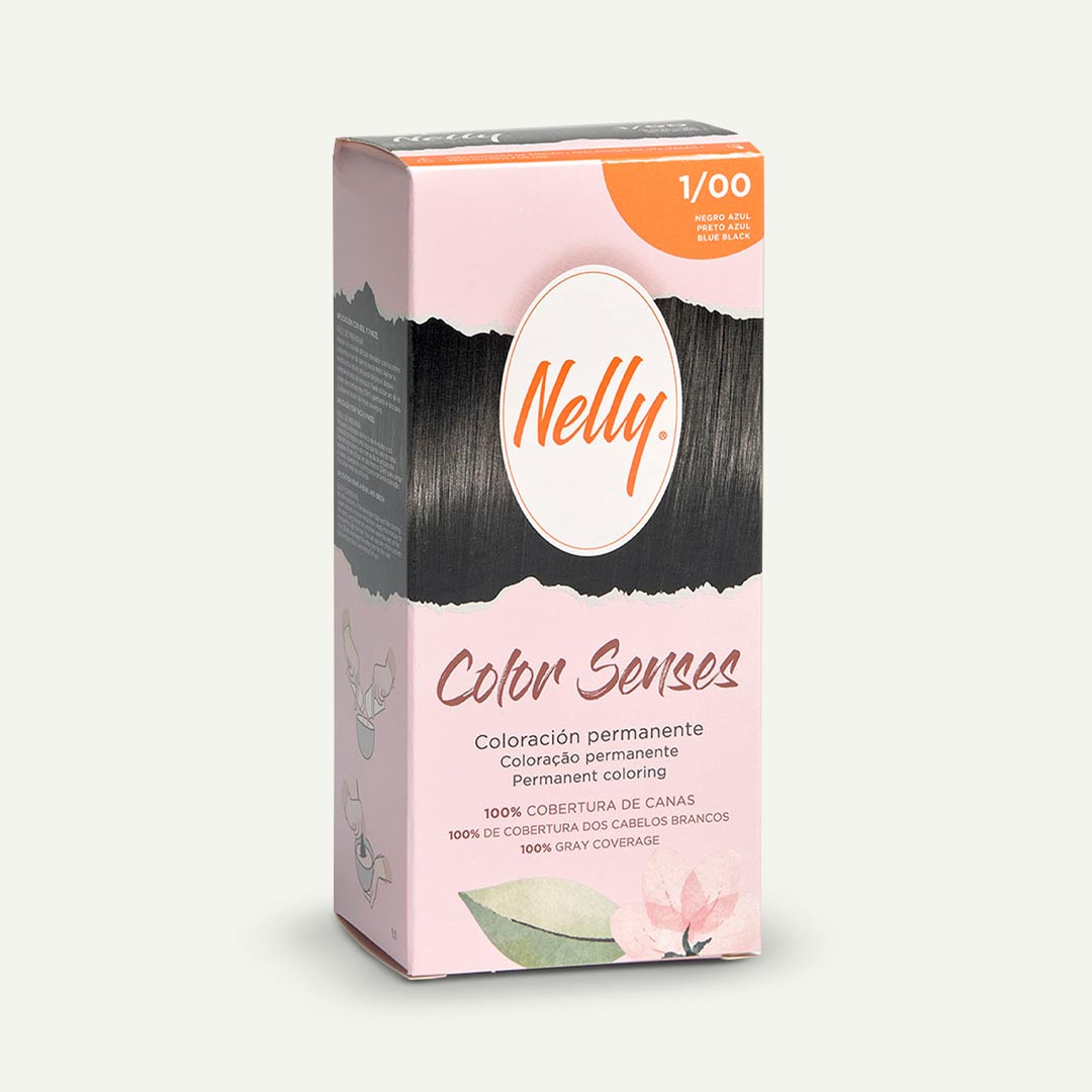 TINTE CAPILAR NEGRO AZULADO Nº1 NELLY SENSES