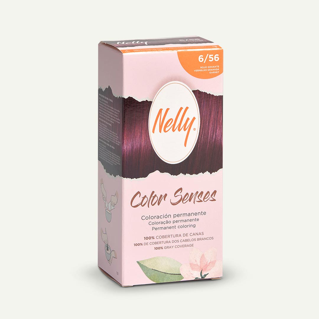 TINTE CAPILAR MARRON ROJO GRANATE Nº6.56 NELLY SENSES