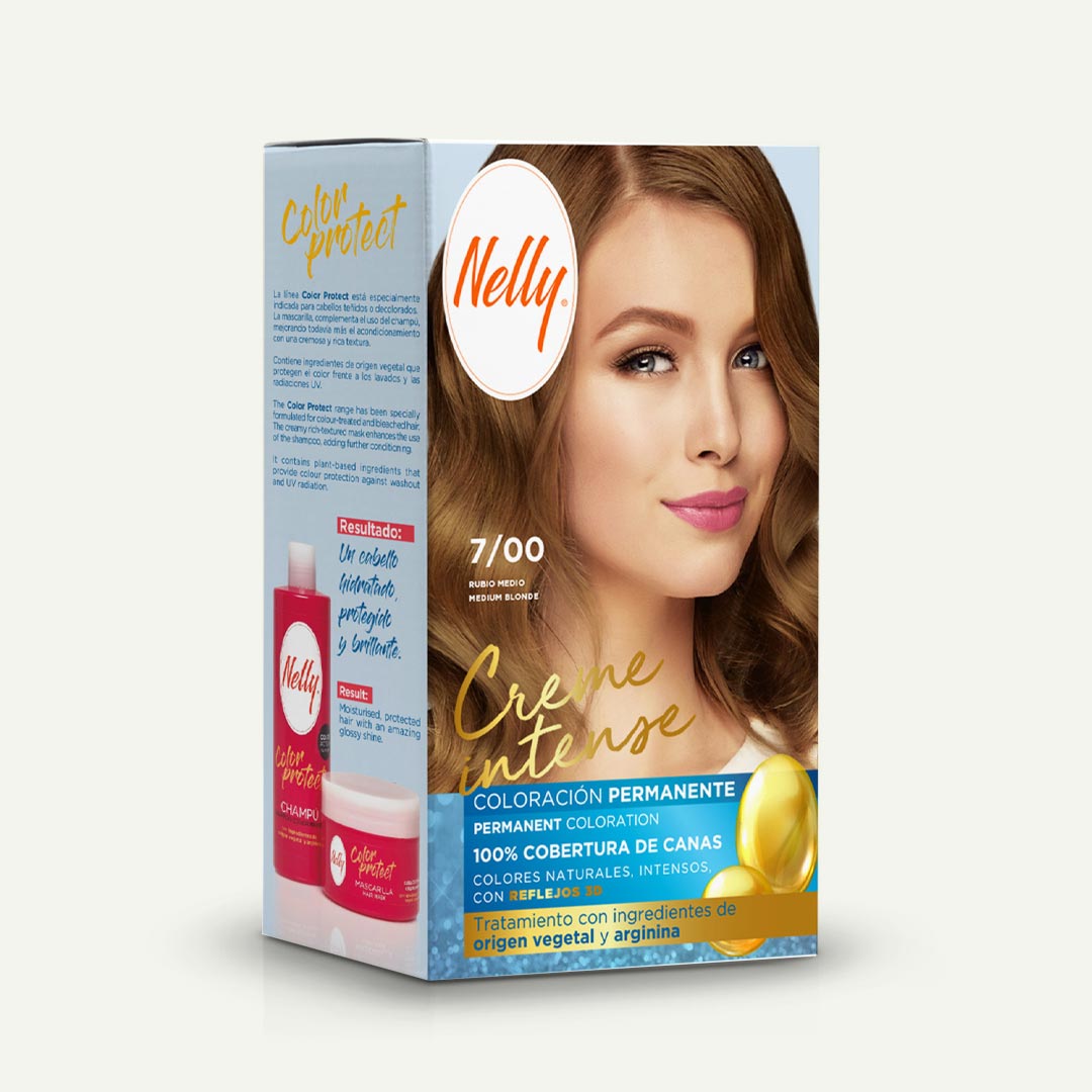 TINTE CAPILAR RUBIO MEDIO Nº7 NELLY CREME