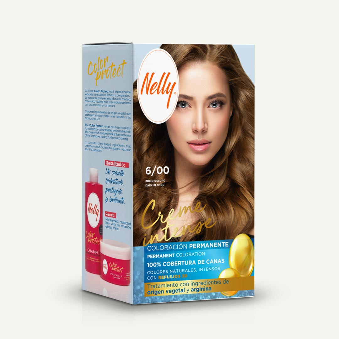 TINTE CAPILAR RUBIO OSCURO Nº6 NELLY CREME