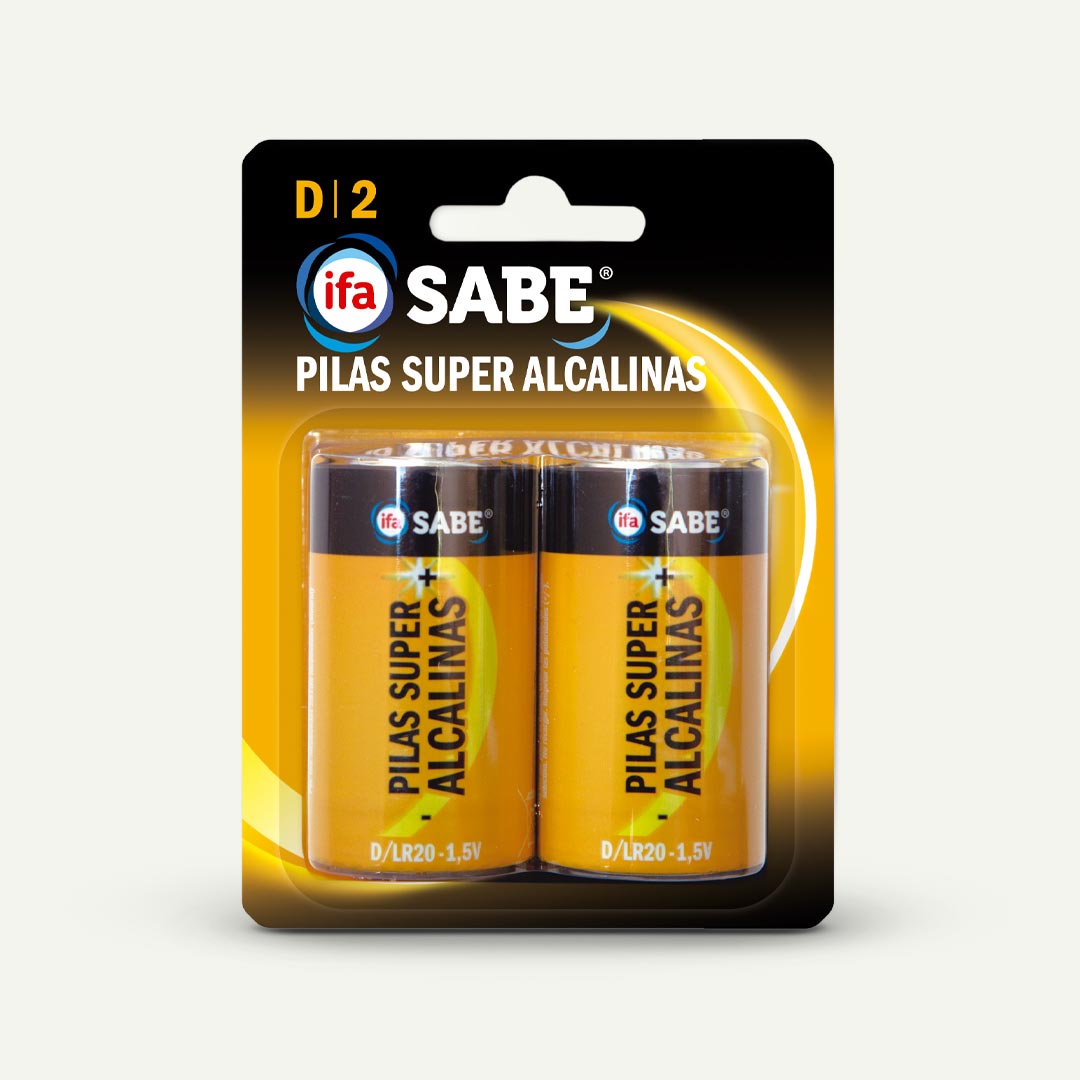 PILA SUPER ALCALINA D LR 20 IFA SABE 2U