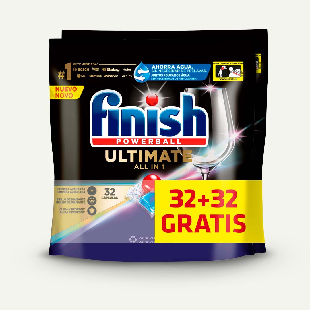 LAVAVAJILLAS MAQUINA ULTIMATE FINISH 64 CAPSULAS