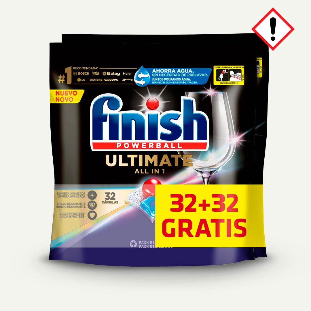 LAVAVAJILLAS MAQUINA ULTIMATE FINISH 64 CAPSULAS