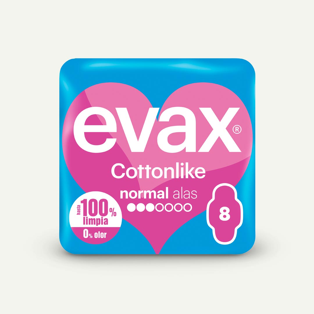 COMPRESA CON ALAS NORMAL EVAX 8U