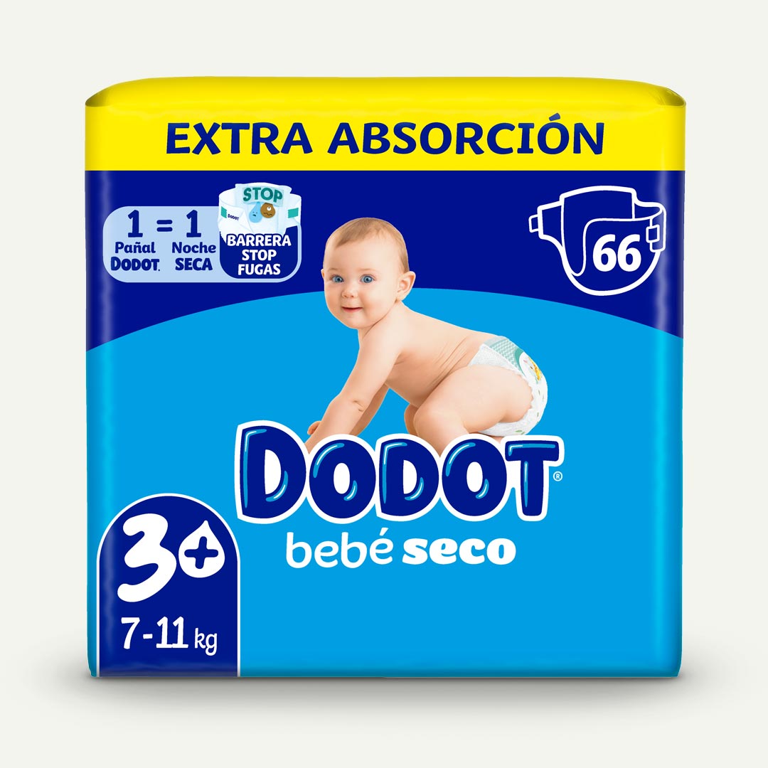 PAÑAL TALLA 3 EXTRA ABSORCION 7/11K DODOT 66U