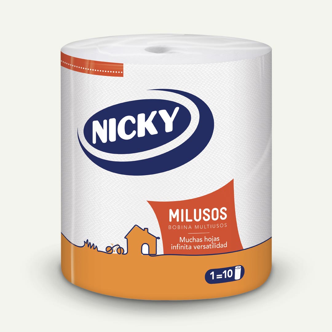 PAPEL COCINA MULTIUSOS 60M NICKY 1R